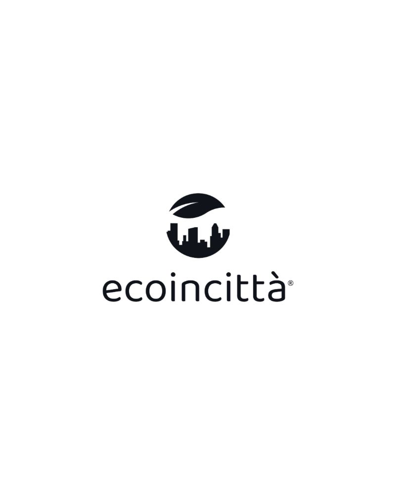 ecoincittà logo in black on a white background